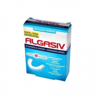 ALGASIV DENTADURA INFERIOR ALMOHADILLAS 30UNI