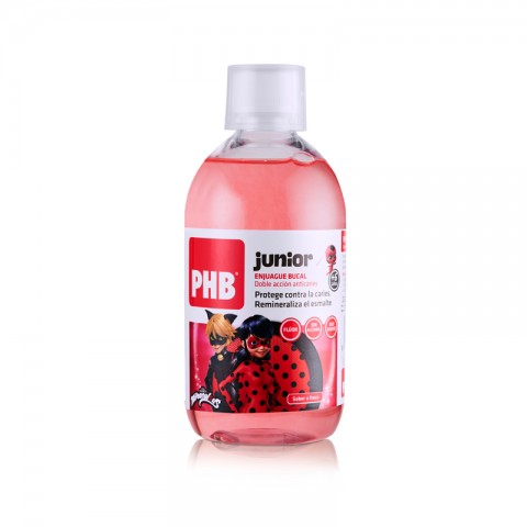 PHB ENJUAGUE BUCAL JUNIOR SABOR FRESA 500ML