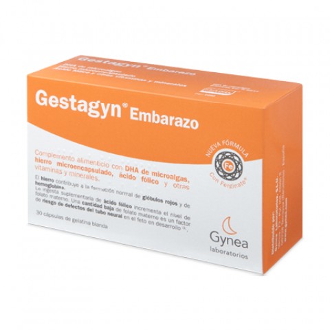 GESTAGYN EMBARAZO DHA MICROALGAS 30CAP