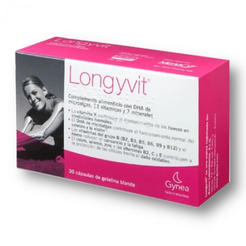 GYNEA LONGYVIT +45 30 CÁPSULAS