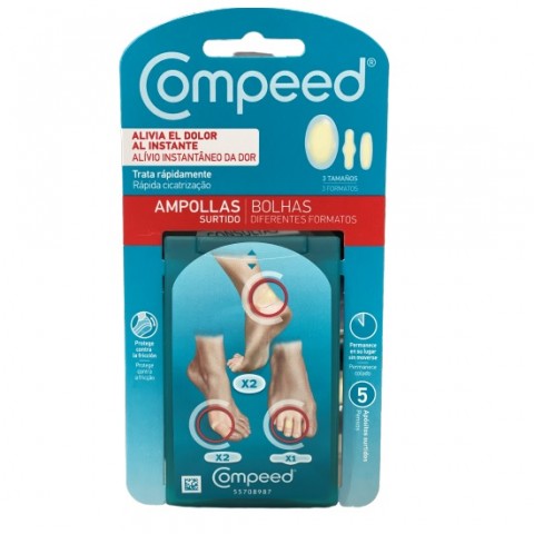 COMPEED AMPOLLAS SURTIDO 5 UNIDADES