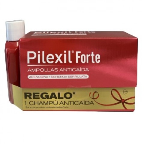 PILEXIL FORTE AMPOLLAS ANTICAIDA 15 UNIDADES + MINI CHAMPÚ DE REGALO