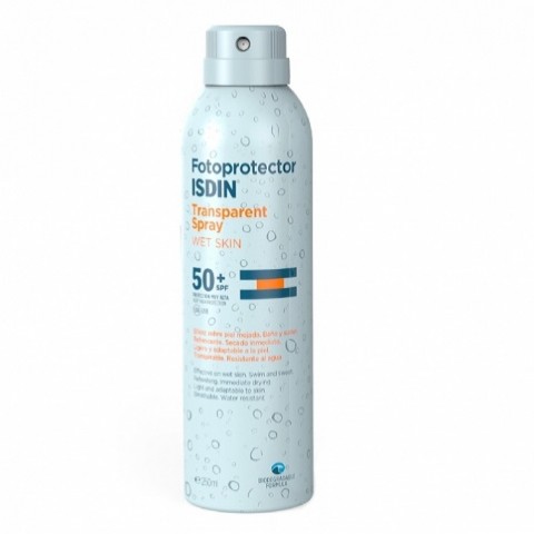 ISDIN FOTOPROTECTOR IP50 WET SKIN TRANSPARENT SPRAY 250ML