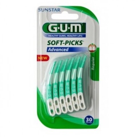 SUNSTAR G.U.M SOFT-PICKS ADVANCED 650 30 UNIDADES