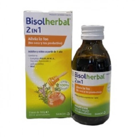 BISOLHERBAL 2 EN 1 JARABE (TOS SECA Y PRODUCTIVA) 133ML