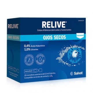 RELIVE OJOS SECOS 0,5ML 20 MONODOSIS