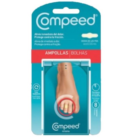 COMPEED AMPOLLAS DEDOS PIES 8APOSITOS