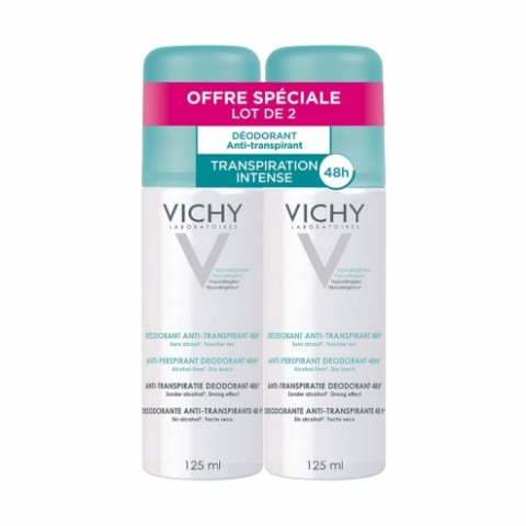 VICHY DEODORANT ANTI-TRANPIRANT 48H SPRAY 2X125ML