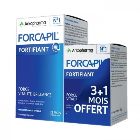 FORCAPIL 180 GELULES+60CAP