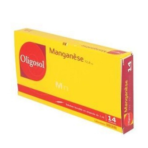 OLIGOSOL MANGANESE 14 AMPOLLAS 2ML