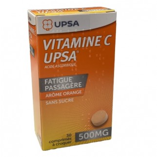 UPSA VITAMINE C 500MG ORANGE CROQ