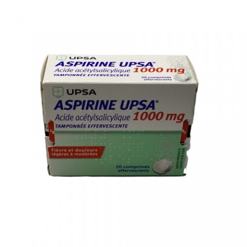 ASPIRINE UPSA 1000MG 2T 10C