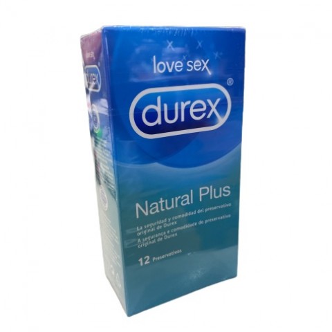 DUREX LOVE SEX NATURAL PLUS 12 UNIDADES