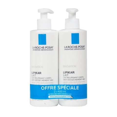 LA ROCHE-POSAY LIPIKAR LAIT 2X400ML