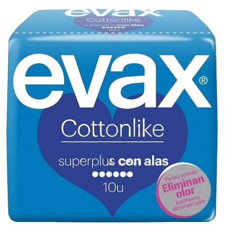 EVAX COTTONLIKE ALAS SUPER PLUS 10UNI