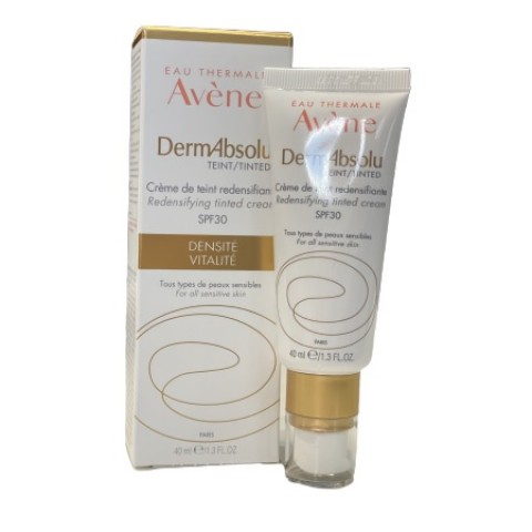 AVENE DERMABSOLU CREMA REDENSIFICANTE CON COLOR SPF30 PIELES SENSIBLES 40M