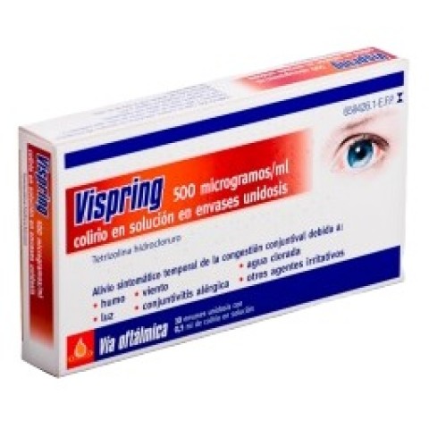 VISPRING COLIRIO 10X0,5ML UNIDOSIS