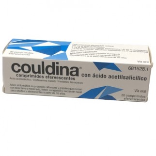 COULDINA ACIDO ACETILSALICILICO 20CP EFFERV