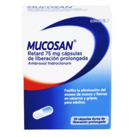 MUCOSAN RETARD 75MG 30CAP