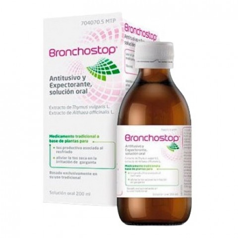 BRONCHOSTOP ANTITUSIVO EXPECTOR SOLUCION ORAL 200ML