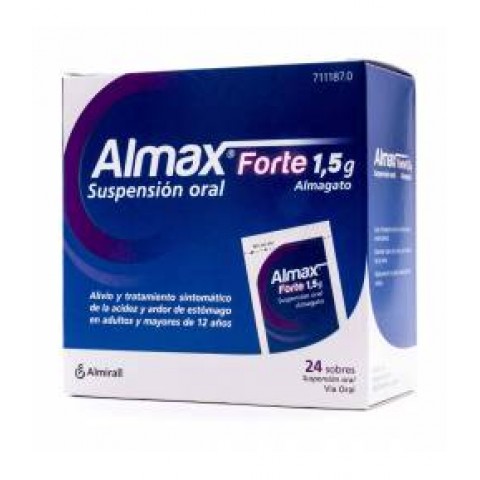 ALMAX FORTE 1,5G SUSPENSION ORAL 24 SOBRES