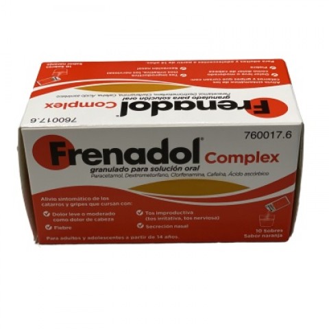 FRENADOL COMPLEX 650MG 10SOB