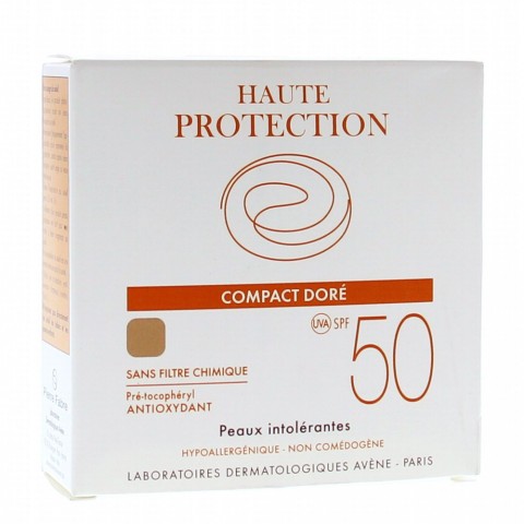 AVENE SOLAIRE COMPACT TEINTE IP50+ DORE 10G