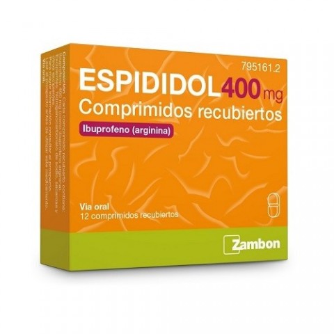 ESPIDIDOL ZAMBON 400MG 12COMPRIMIDOS RECUBIERTOS