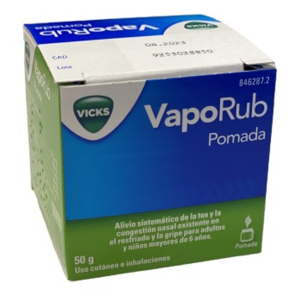 Vicks VapoRub heno inhalación POT 50G a la venta en nuestra farmacia bio