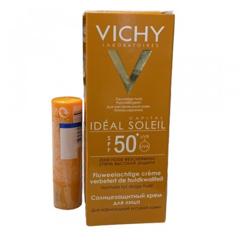 VICHY IDEAL SOLEIL 50+ CREMA PROTECTORA CARA 50ML