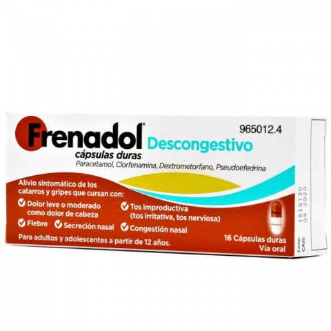 FRENADOL PS 16 CAPSULAS