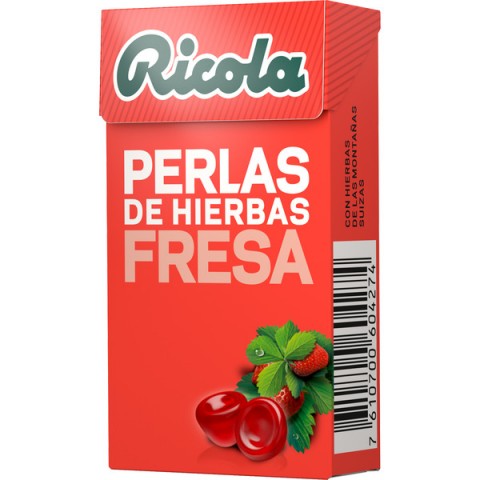 RICOLA PERLES S/AZ 25G FRESA