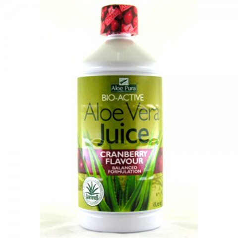 ALOE PURA ALOE VERA JUICE 1L CRANBERRY