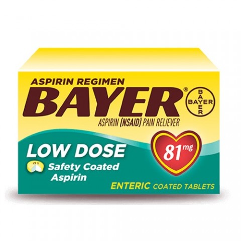 BAYER ASPIRINA REGIMEN 81MG 200 TABLETAS