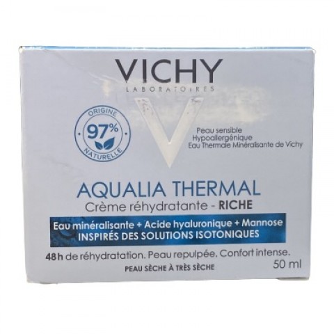 VICHY AQUALIA THERMAL - CREMA REHIDRATANTE RICA (PIEL SECA A MUY SECA) 50ML