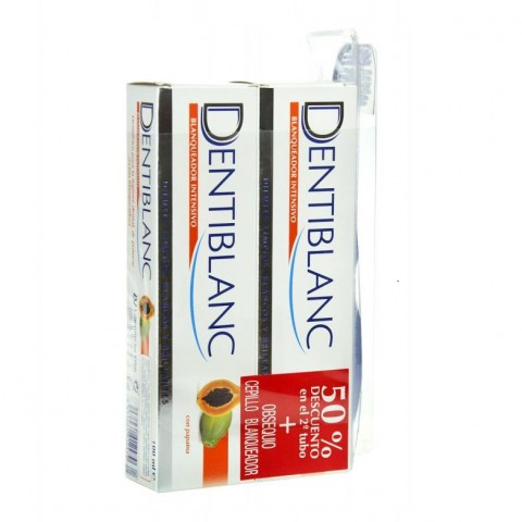 DENTIBLANC DUPLO BLANQUEADOR INTENSIVO PAPAYA 2X100ML