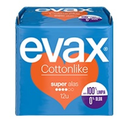 EVAX COTTONLIKE ALAS SUPER 12 UNIDADES