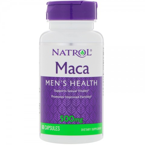 NATROL MACA EXTRACTO 500MG 60 CAPSULAS