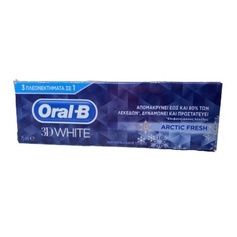 ORAL-B 3D WHITE BLANCURA ARTICA PASTA DENTIFRICA 75ML