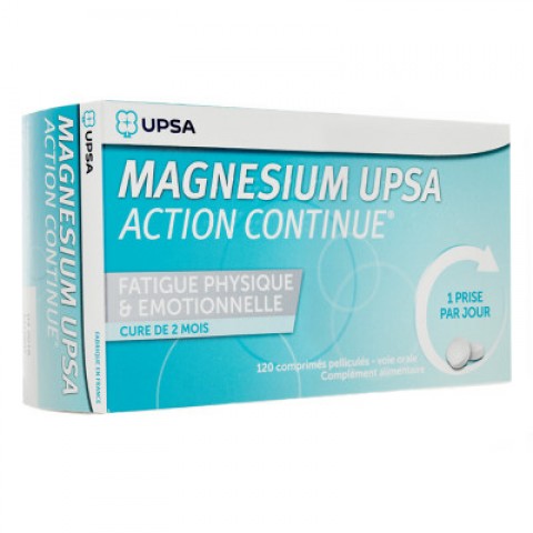 UPSA MAGNESIUM ACTION CONTINUE 120CP