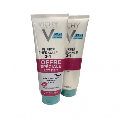 VICHY PURETE THERMALE DEMAQ INTEGRAL 3EN1 P/S 2X300ML