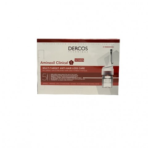 VICHY DERCOS AMINEXIL CLINICAL 5 FEMME 21X6ML MONOD