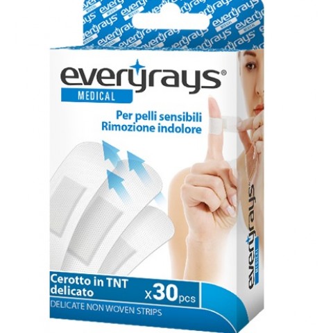 EVERYRAYS MEDICAL TIRITAS PIEL SENSIBLE 30 UNIDADES