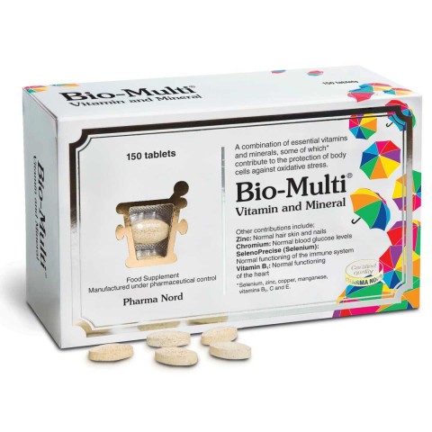 PHARMA NORD BIO MULTI VITAMIN AND MINERAL 150 TABLETAS