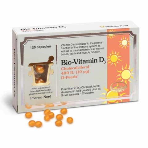 PHARMA NORD BIO-VITAMIN D3 400 IU 120 CAPSULAS