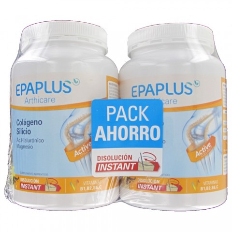 EPAPLUS COLAGENO SILICIO DISOLUCION INSTANTANEA SABOR VAINILLA 2X326G