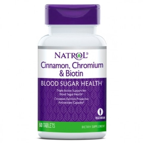 NATROL SUPER CINNAMON 60 TABLETAS