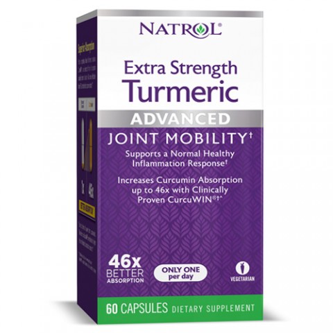 NATROL TURMERIC EXTRA STRENGTH 60 CAPSULAS