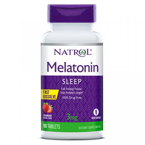 NATROL MELATONINA 3MG F/D 90 TABLETAS