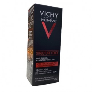 VICHY HOMBRE STRUCTURE FORCE - HIDRATANTE ANTI-EDAD - PIEL SENSIBLE 50ML